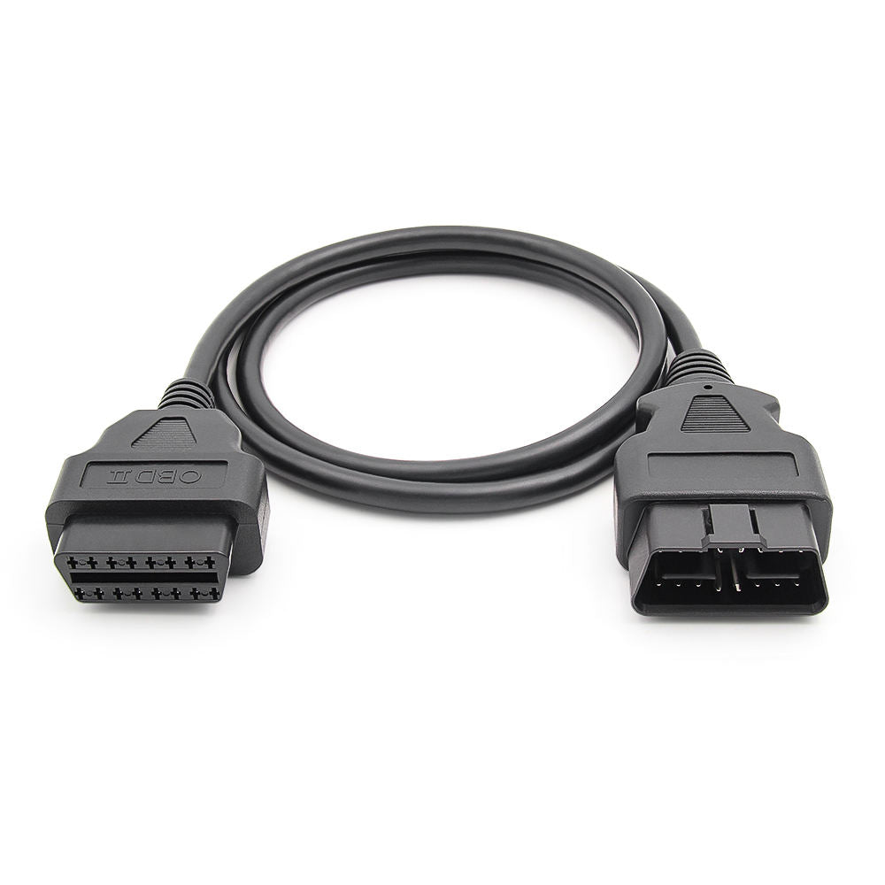 100CM OBD2 Förlängningskabel Adapter Han till Hona 16pin OBDII