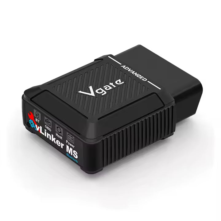 Vgate Vlinker MS ELM327 BT3.0 OBD2-adapter Bildiagnostikverktyg för Android iOS iPhone