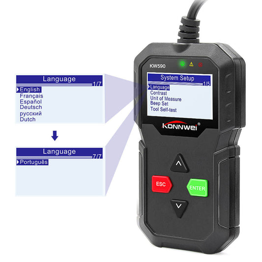 KONNWEI KW590 OBD2 Diagnostikverktyg 2019