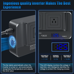 Pure Sine Wave Inverter JFIND JF02 DC12V till AC 220V/110V Tillbehör