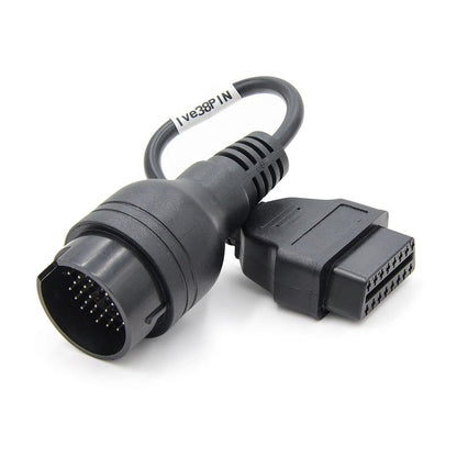 OBD1 till OBD2 38 Pin till 16 Pin Diesel Lastbilsdiagnostikverktyg