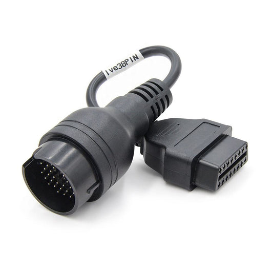 OBD1 till OBD2 38 Pin till 16 Pin Diesel Lastbilsdiagnostikverktyg