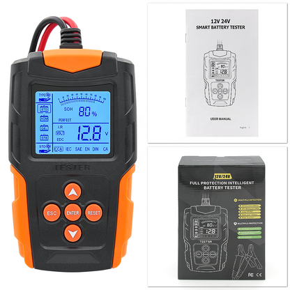 FOXSUR FBT-200 Smart 12V 24V Bilbatteritestare