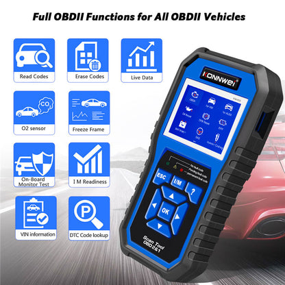 KONNWEI KW450 Full System OBD2 Scanner för VW och Audi