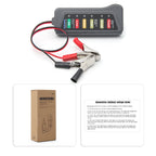 Kraftfull Bilbatteritestare med 6 LED-lampor