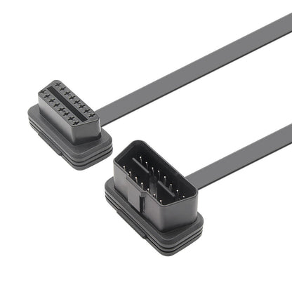 OBD2 Flat Extension Cable Manlig till Kvinna Diagnostikadapter