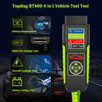 Topdiag BT400 Bilbatteritestare – 4-i-1 Diagnostikverktyg