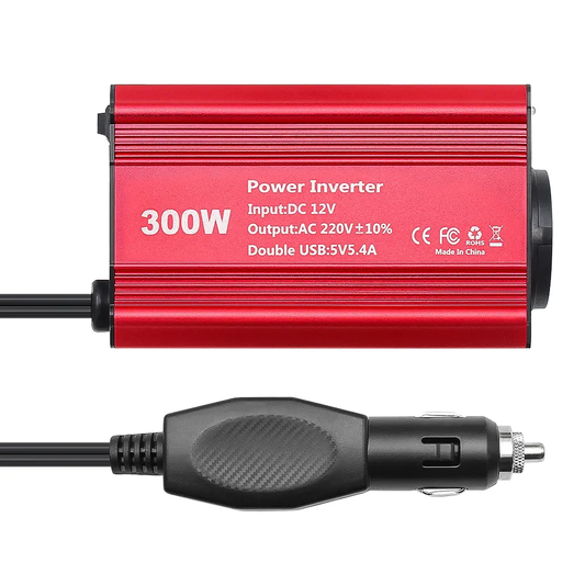 Power Inverter DC 12V till AC 220V/110V med USB-laddare