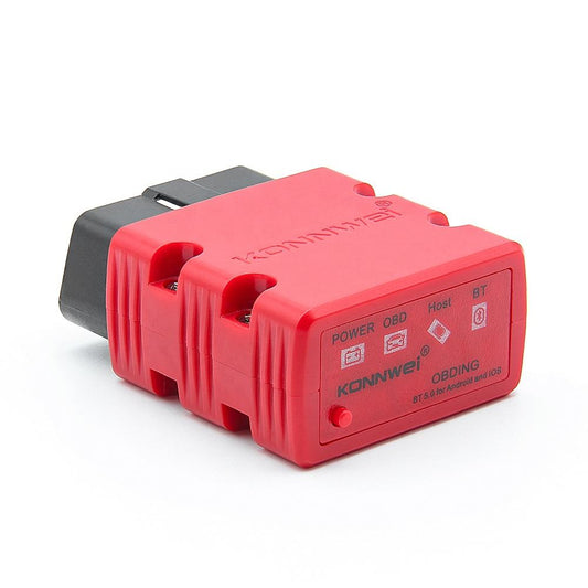 KONNWEI Wireless ELM327 V1.5 OBD2 KW902 Kodläsare för Android - Röd