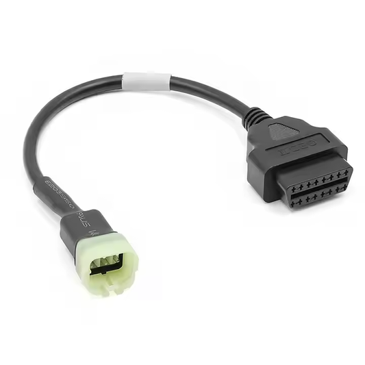 6PIN Kabeladapter för Kawasaki 6pin till 16 OBD2 för Motorcyklar