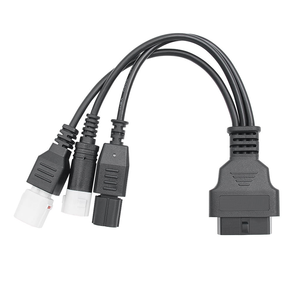 OBD2 Motor Cable för Yamaha 3-pin + 4-pin och Honda 6-pin – Adapterkabel för motorcyklar