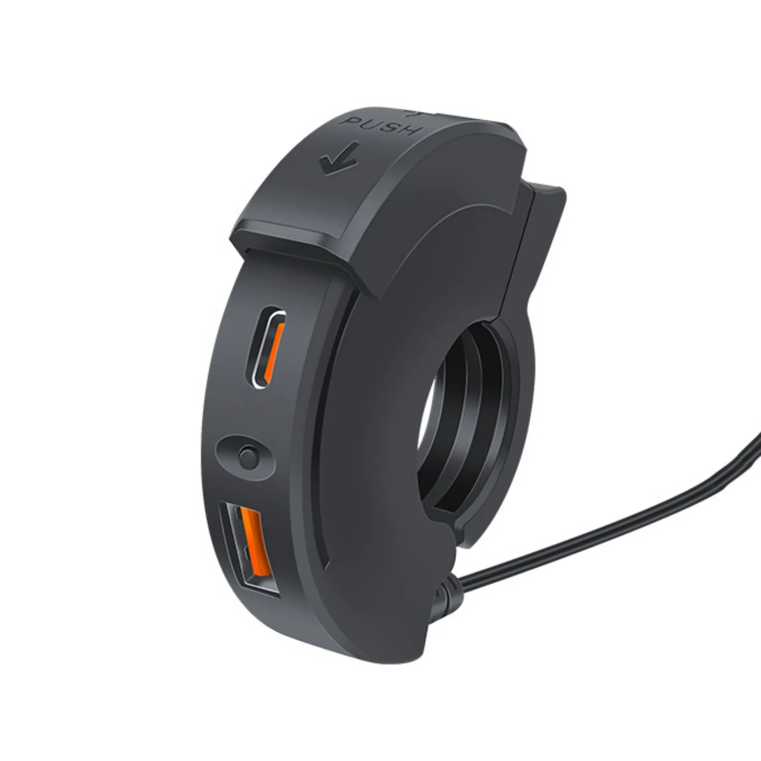 Ultrathin Motorcycle QCPD USB Charger Socket