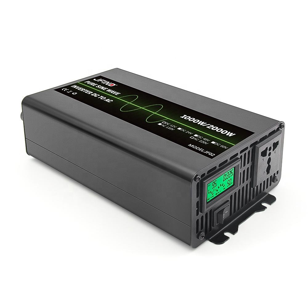 Pure Sine Wave Inverter JFIND JF02 DC12V till AC 220V/110V Tillbehör