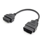 30CM OBD2 Förlängningskabel Han till Hona 16-pin Adapterkabel
