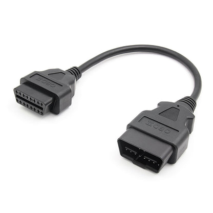 30CM OBD2 Förlängningskabel Han till Hona 16-pin