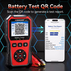 KONNWEI KW331 batteritestare – 6V/12V/24V - Felkodsläsare