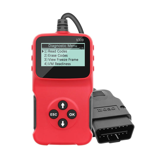 Universal V309 OBDII Scanner - Bilkodläsare och Diagnostikverktyg