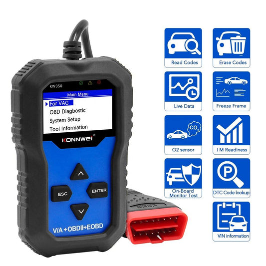 KONNWEI KW350 OBD2 Bil Diagnostik Scanner