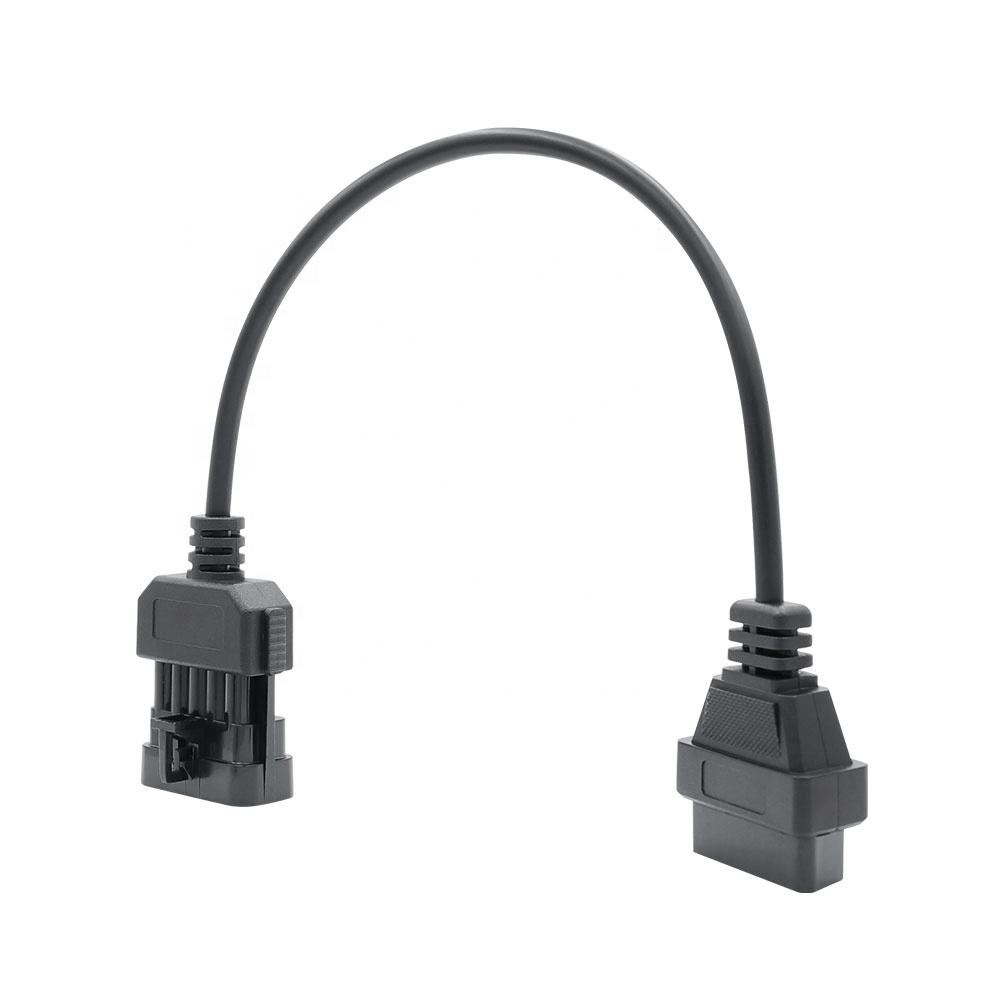 10 Pin till OBD2 16 Pin Connector Kabel för Vauxhall och Opel