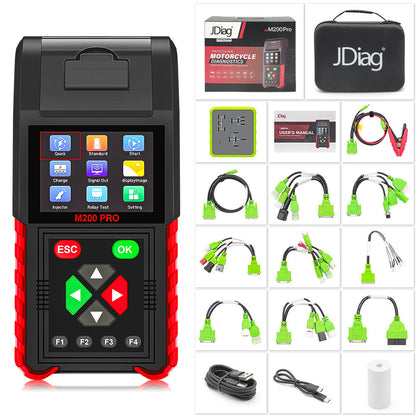 Jdiag M200 Pro Motorcykeldiagnosverktyg med ECU Remapping