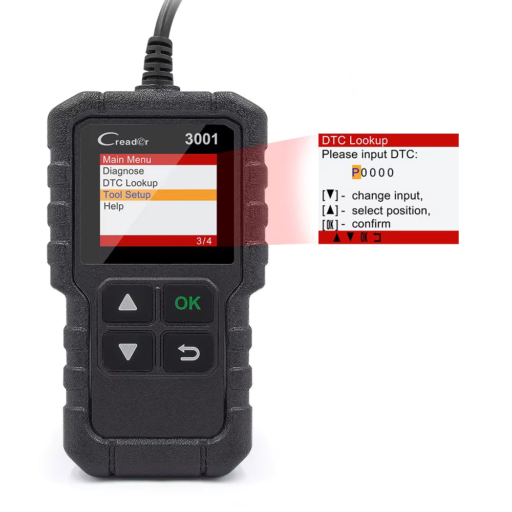 Launch CR3001 OBD2 felkodsläsare