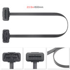 OBD2 Flat Extension Cable Hane till Hona Diagnostikadapter Adapterkabel