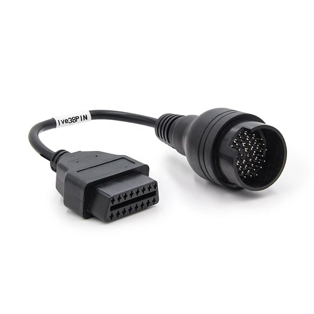 OBD1 till OBD2 38 Pin till 16 Pin Diesel Lastbilsdiagnostikverktyg