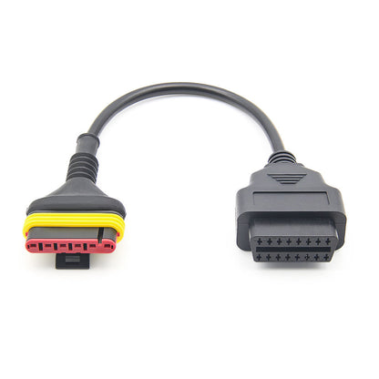 6pin Connector för Benelli OBD2 Motorcykel Adapter