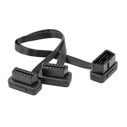 Y Type Flat OBD Obd2 Splitter Cable