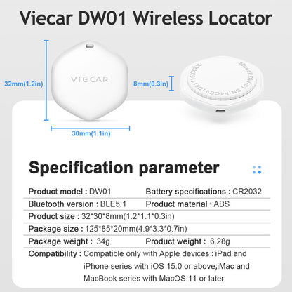 DW01 Bluetooth GPS Tracker för Bil och Motorcykel