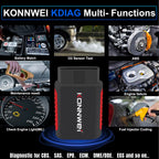 Konnwei KDIAG OBD2 Scanner – Fullsystem & Specialfunktioner