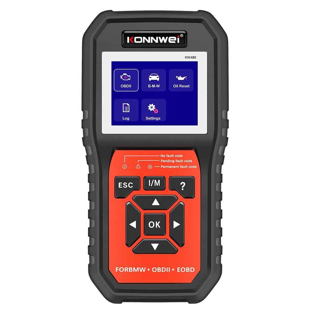 KONNWEI KW480 OBD2 Scanner för BMW - Full System Diagnostic Tool Felkodsläsare