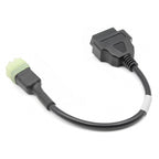 6PIN Kabeladapter för Kawasaki 6pin till 16 OBD2 för Motorcyklar