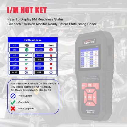 KONNWEI KW850 OBD2 Auto Diagnostic Scanner