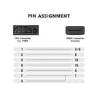 OBD1 till OBD2 Adapter 7Pin till 16PIN OBD Kabel för Ford Adapterkabel