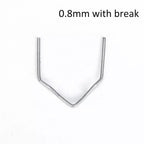 100pcs Plastsvetsningsspik 0.6mm 0.8mm för Plastsvetspistol