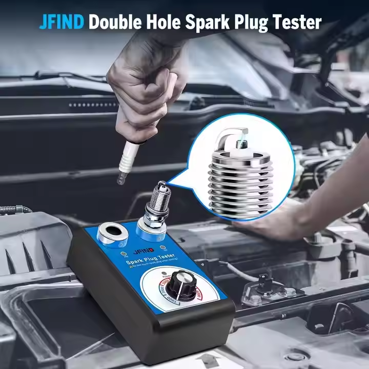 JFIND JF109 Justerbar Dubbelhåls Tändstifts Tester