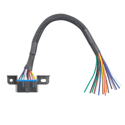 16Pin OBD2 Female Connector till Öppen OBD Kabeladapter