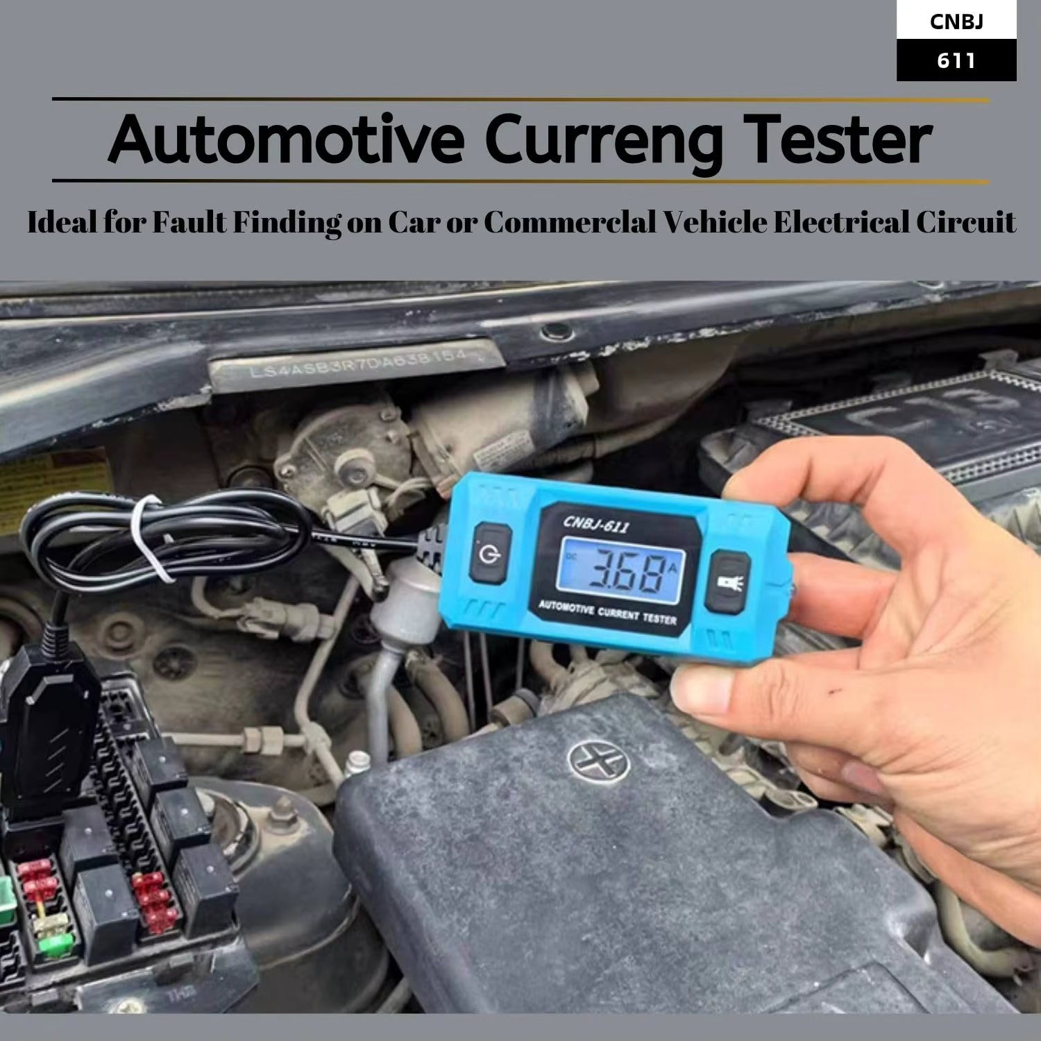 CNBJ-611 Fuse Current Tester – Säker och exakt strömmätning för fordon