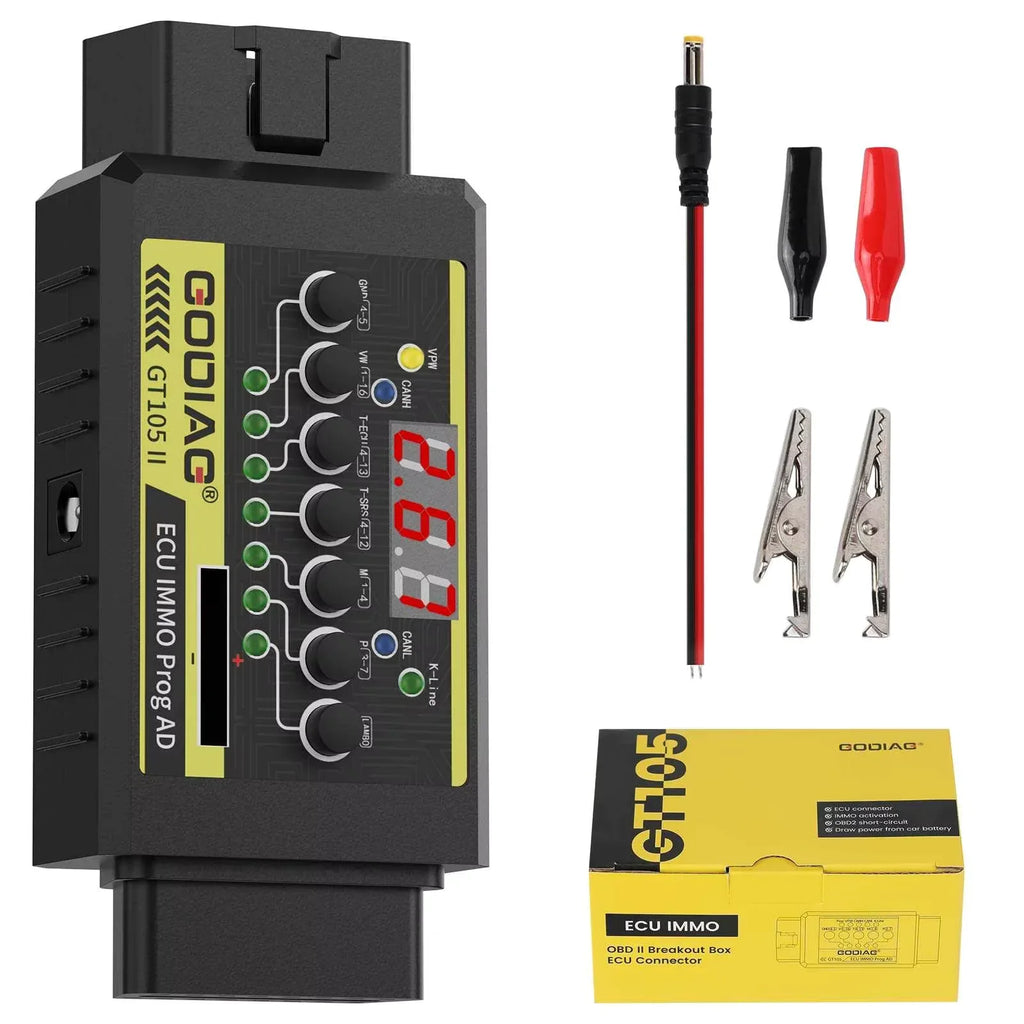GODIAG GT105 II – OBD Break Out Box för ECU-diagnos - Felkodsläsare
