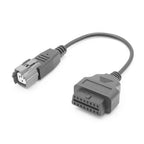 Motorcycle OBD2 Förlängningskontakt Diagnostikkabel 3PIN Yamaha Adapterkabel