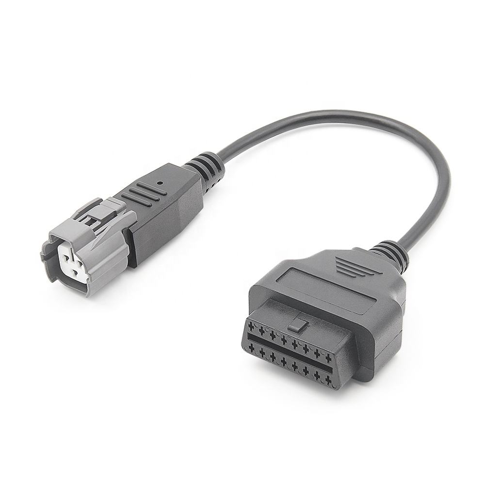 Motorcycle OBD2 Förlängningskontakt Diagnostikkabel 3PIN Yamaha