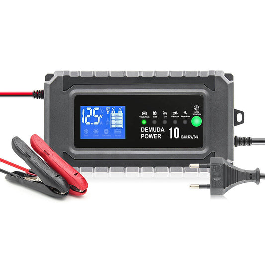 Pulse Repair 12V 10A & 24V 5A Batteriladdare med LCD Display
