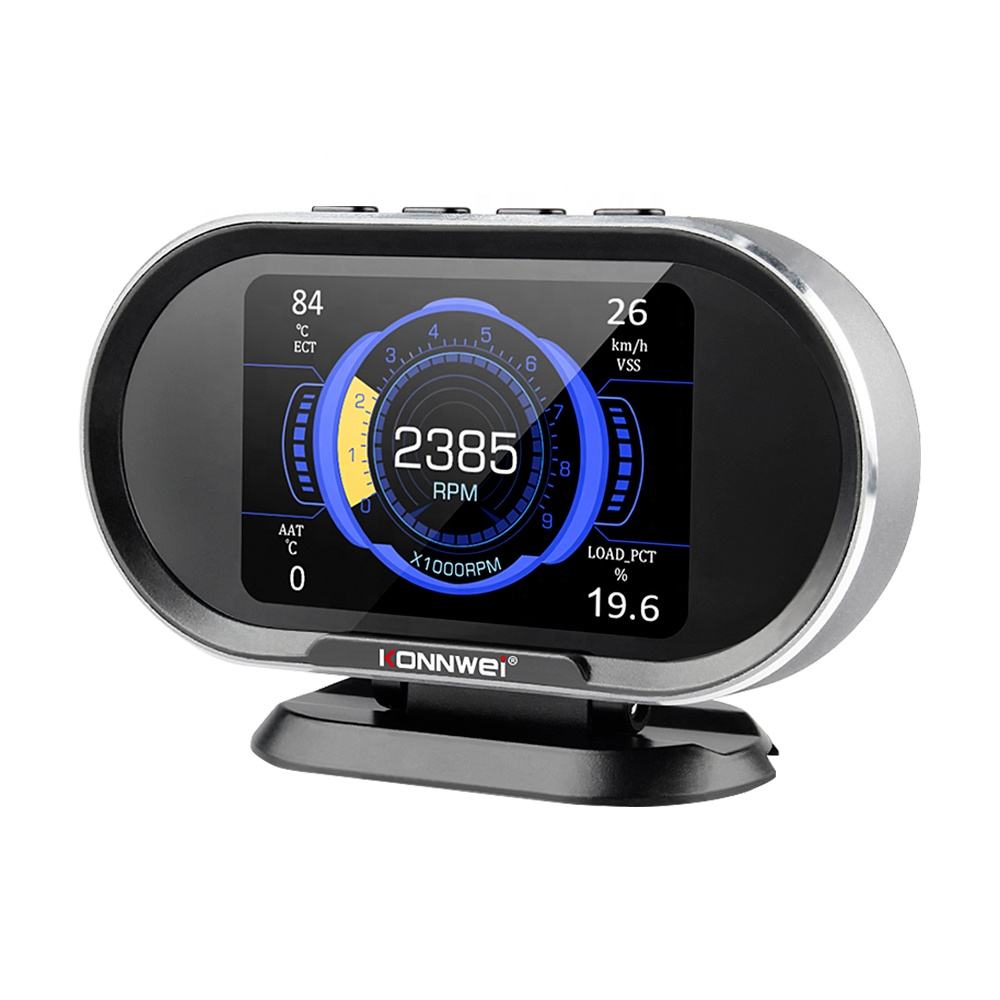 KONNWEI KW206 OBD2 HUD 2-i-1 Head-Up Display