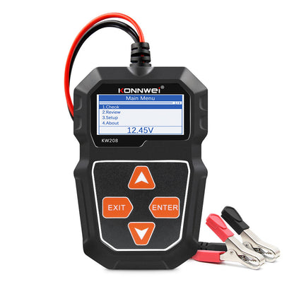 KONNWEI KW208 Batteritestare 12V Bilbatterianalysator