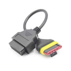6pin Connector för Benelli OBD2 Motorcykel Adapter