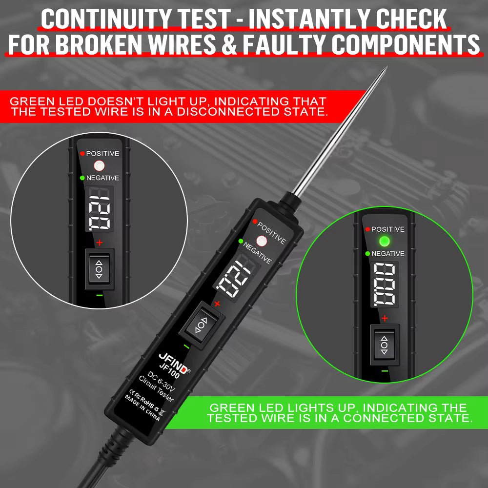 JFIND JF100 Power Probe / kretsprovare med digital display