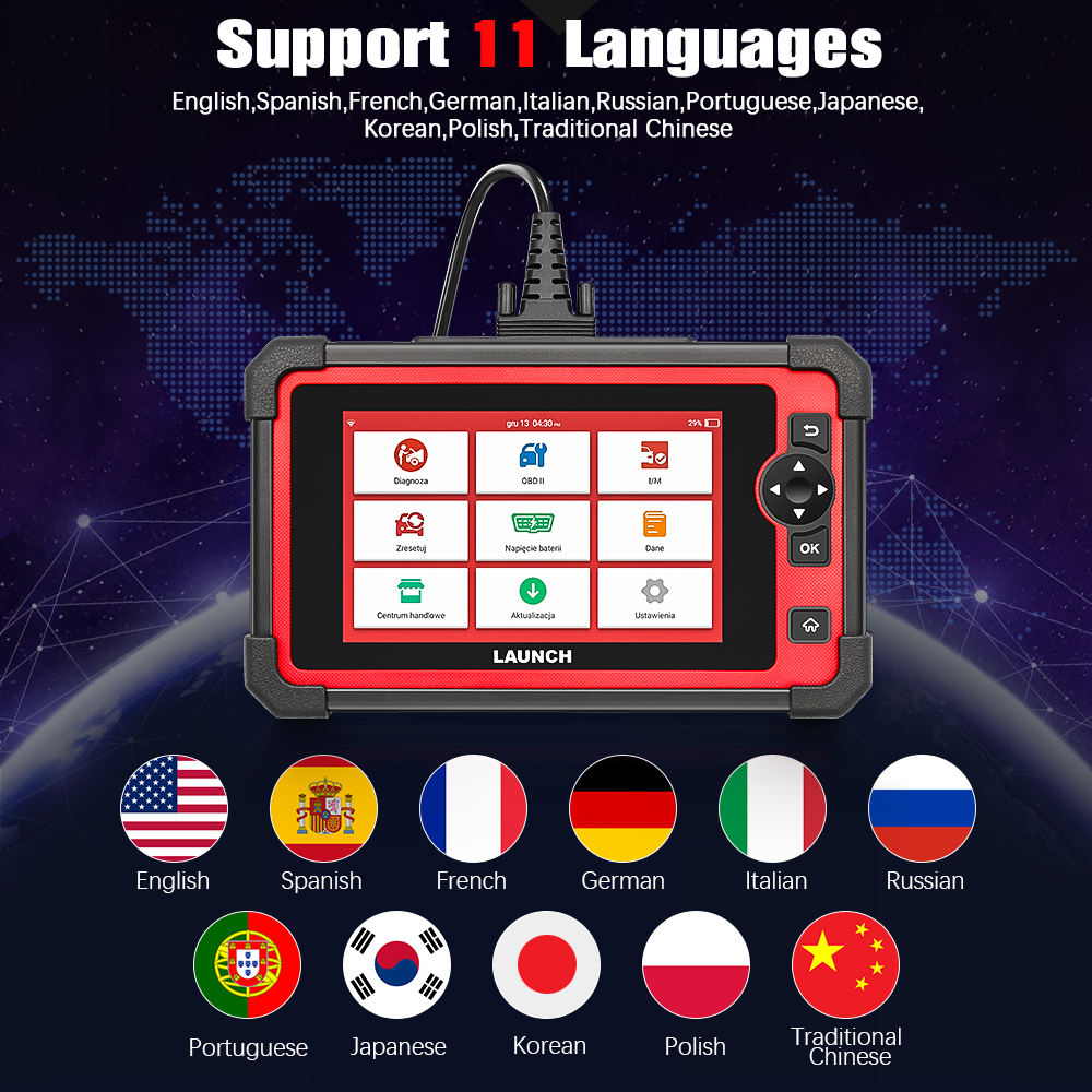 OBD2 Full System Scanner LAUNCH X431 CRP919E