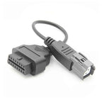 Motorcycle OBD2 Förlängningskontakt Diagnostikkabel 3PIN Yamaha Adapterkabel