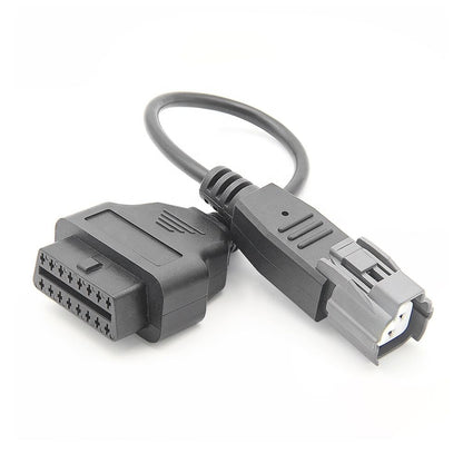 Motorcycle OBD2 Förlängningskontakt Diagnostikkabel 3PIN Yamaha